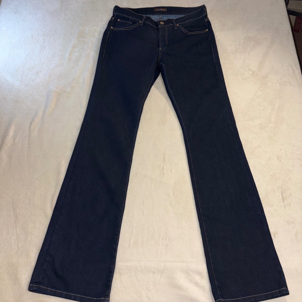 James Jeans Hector Boudoir Bootcut Indigo Dry Aged Denim Size 30 Made in USA